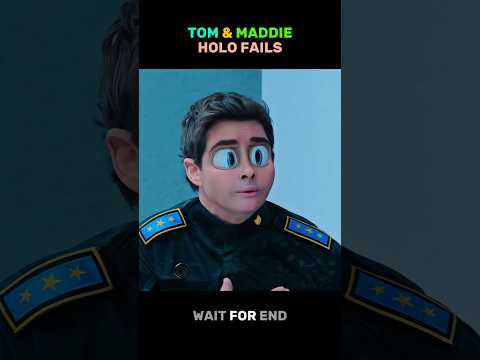 Tom & Maddie Holo Fails 😱 | Eggman Duo Chaos 🎭 | Sonic 3 #shorts #sonic #sonicthehedgehog
