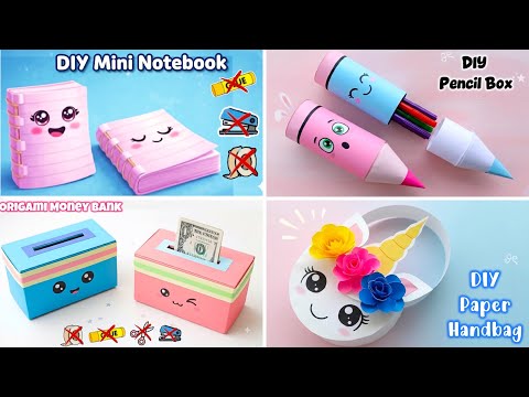 DIY Easy Origami Money Bank |No Glue, No Scissors |Cute Paper Organizer |Paper Craft |School Project