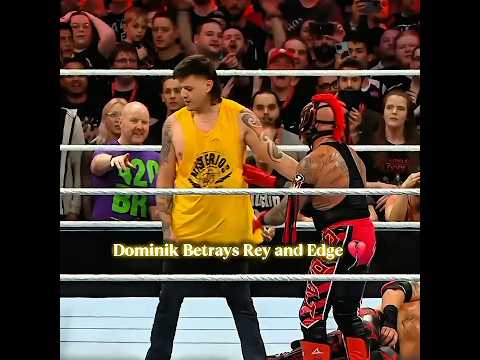 Rey & Edge Saves Dominik 🥺 But Dominik Betrayed His Father & Edge 😔 #wwe #foryou #dominikmysterio