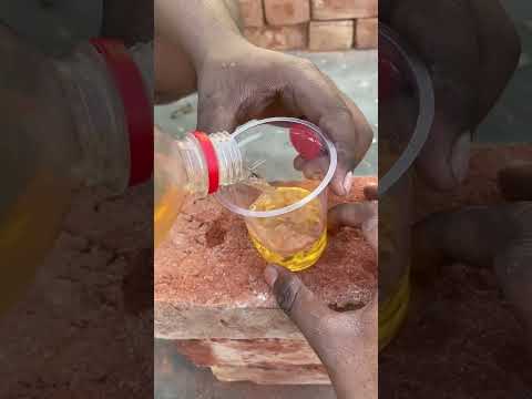 Biggest Experiment With Petrol In Glass 😜🔥 #shorts