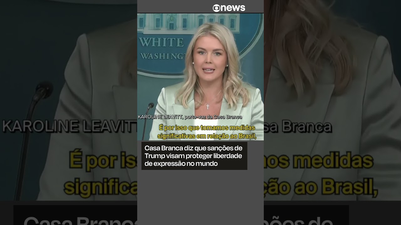Casa Branca diz que sanções de Trump visam proteger liberdade de expressão no mundo