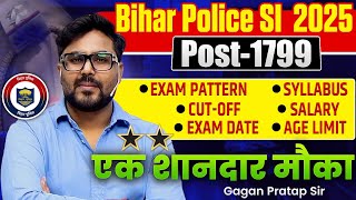 🚓 Bihar Police SI 2025 Notification Out | 1799 Vacancies | Syllabus, Exam Pattern, Salary & Cut Off
