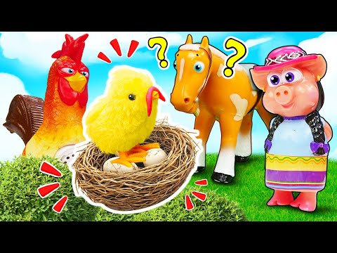 ¡Un DESORDEN con el pollito pío! Juguetes de la Granja de Zenón