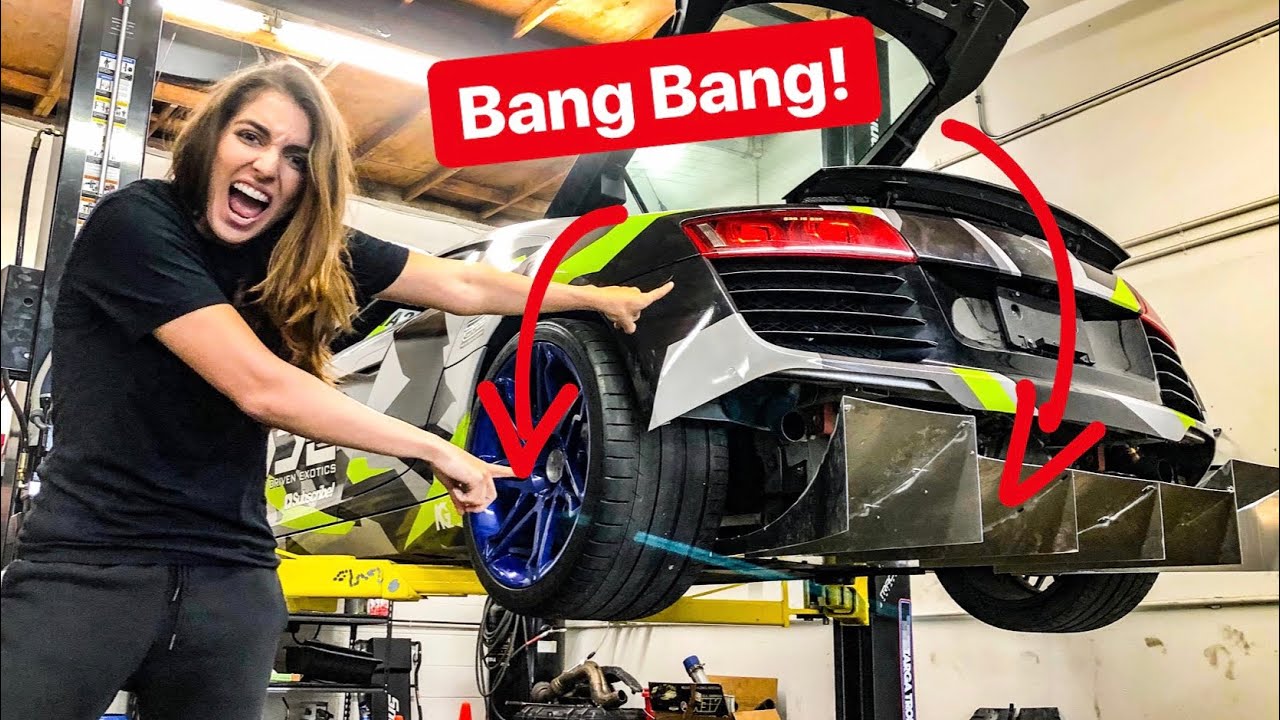 AUDI R8 GETS NEW MASSIVE AERO UPGRADE. AND WHEELS