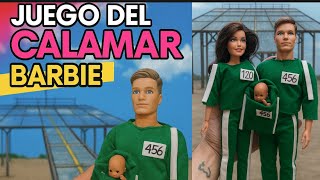 Juego del calamar 🦑3 version Barbie en miniatura #diy #crafts #squidgame 