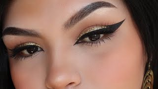 Ideas de Makeup y delineado con glitter