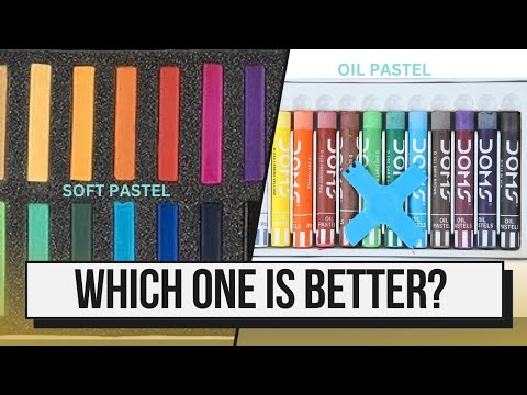 Oil pastel vs Soft pastel ||which one is better||#sadafartandcraft #comparison #art