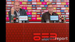 ÖFB Pressekonferenz mit Präsident Josef Pröll & Teamchef Ralf Rangnick
