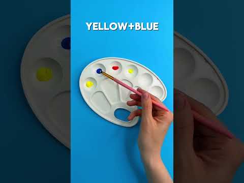 Color Mix Trick! 🎨 Make New Paints from What You Have 🧠✨ #learn #kids