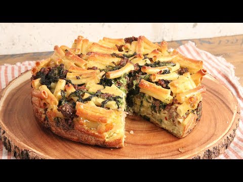 Sausage & Broccoli Rabe Pasta Pie ? | Episode 1171