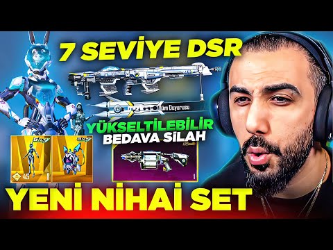YENİ EN İNCE NİHAİ SET VE 7 SEVİYE DSR GELDİ!! (BEDAVA YÜKSELTİLEBİLİR SİLAH VERİYOR) | PUBG MOBILE