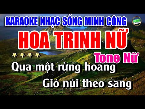 Karaoke Nhạc Sống Tone Nữ Dễ Hát | Chọn Lọc Nhạc Trữ Tình BOLERO – HOA TRINH NỮ