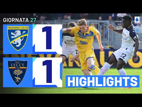 FROSINONE-LECCE 1-1 | HIGHLIGHTS | 27ª GIORNATA | SERIE A TIM 2023/24