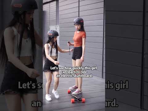 Teaching Newbie Girls to Ride Electric Skateboard | Day 36