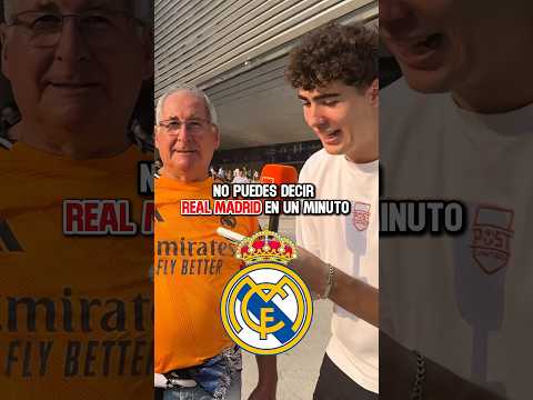 No Puedes Decir Real Madrid *En 1 Minuto* 👀❌