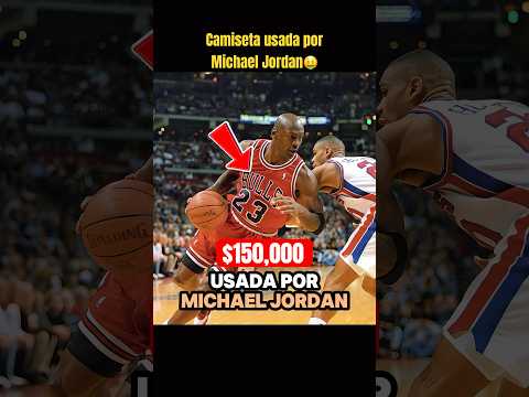 Camiseta usada por Michael Jordan #curiosolee #elpreciodelahistoria #coleccionismo #michaeljordan