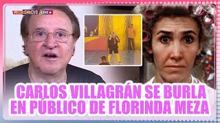 Carlos Villagrán se burla en público de Florinda Meza / MICHISMECITO
