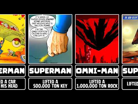 The Greatest Comic Book Lifting Feats