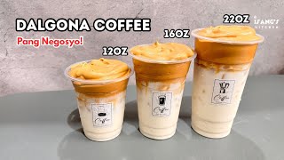 DALGONA COFFEE PANG NEGOSYO| HOW TO MAKE COLD COFFEE RECIPE FOR BUSINESS
