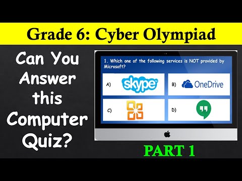Class 6 : Cyber Olympiad Quiz | PART – 1 | 24 Important Questions | Oswaal Books | Computer Quiz
