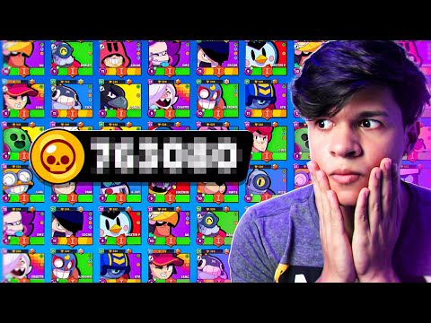 coloquei TODOS brawlers BRONZE e peguei o OURO deles