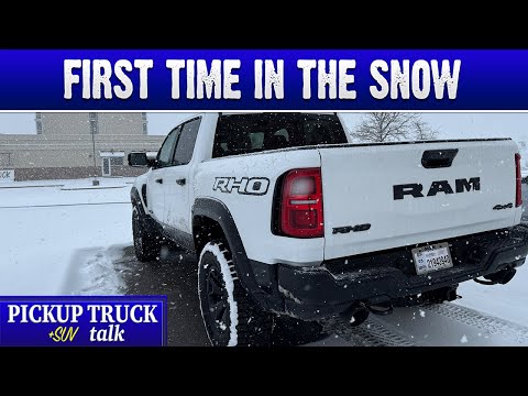 Driving Through a Snow Storm in a 2025 Ram 1500 RHO! Plus MPG Check