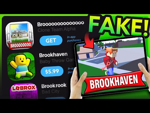 Playing every roblox BROOKHAVEN mobile app knock off..