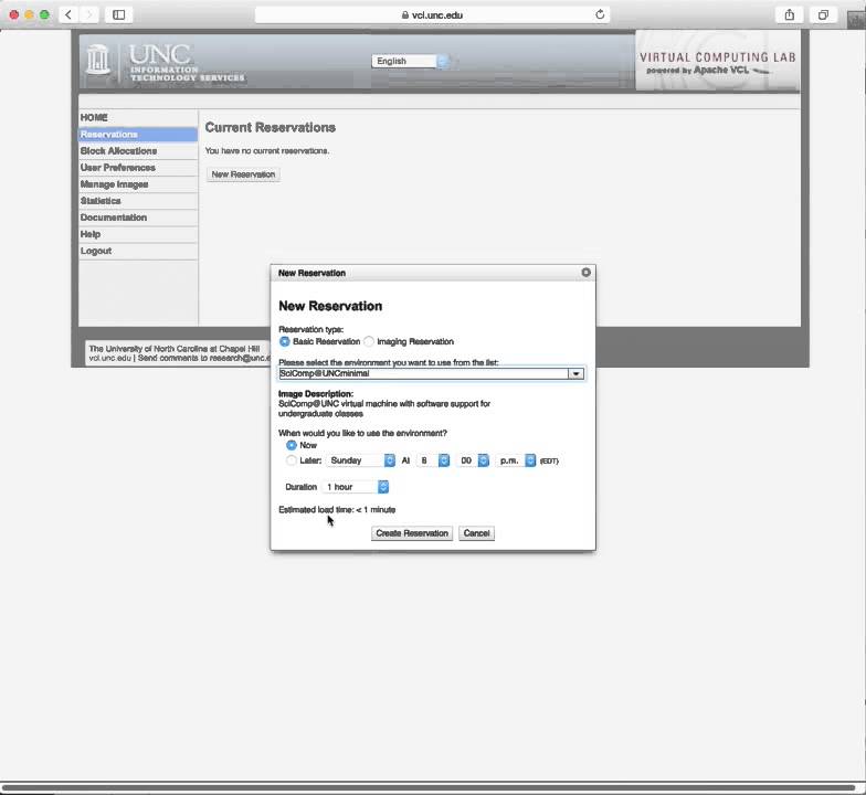 UNC Virtual Computing Lab: Enhancing Learning and Collaboration