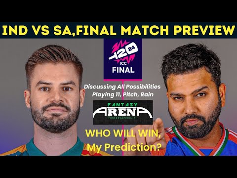 IND vs SA,WORLD CUP FINAL,Winner kaun😱| Will Kohli bat at No.3?Rain CHANCES😳|IND vs SA Dream11 Team