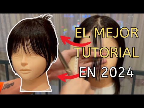 El flequillo abierto/cortina tutorial paso a paso PARA TODOS LOS PELUQUEROS!