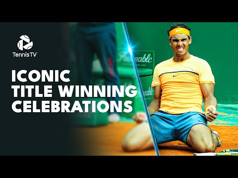 Nadal Falling To His Knees; Monfils Dancing & More | ICONIC ATP Title Winning Celebrations! 🥳