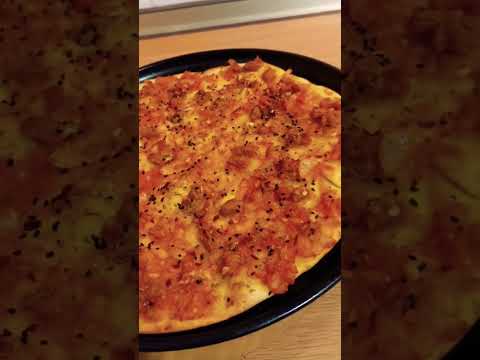Amazing pizza ( Lahmacun ) recipe best of Turkish Food #shorts