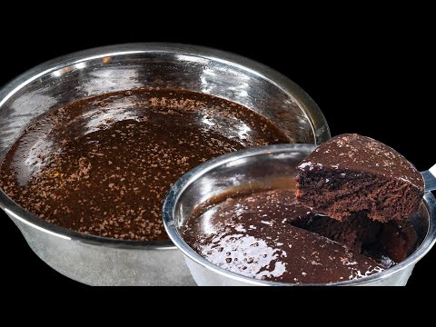 Chocolate Cake In House Steel Bowl | Delicious Chocolate Cake In Home | Super Easy Recipe | N'Oven