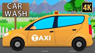 Taxi Car Wash + More Vehicles Washing & Transformation Videos for Kids