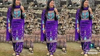 New Suit Design 2024 ||Trending Punjabi suit design for karva chauth