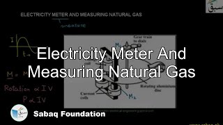 Electricity Meter And Measuring Natural Gas