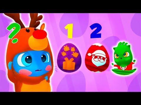 🥚🎄 One, Two,... Grinch! Christmas Version 🎅🏻🎁 Best Songs for kids by The Mini Moonies