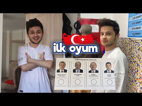 İLK DEFA OY KULLANDIM (masayı kırdım)