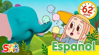 Elefante Y Más | El Clima, Animales, Colores, Emociones y Más | Super Simple Español