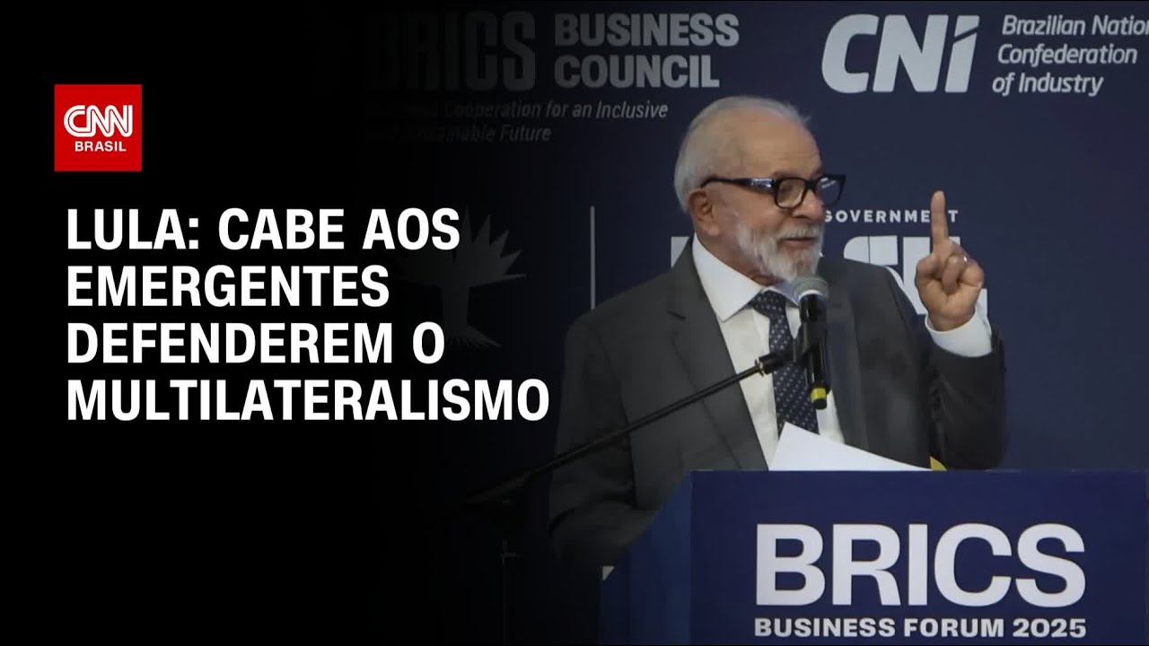Lula defende comércio multilateral em Fórum Empresarial do Brics | AGORA CNN