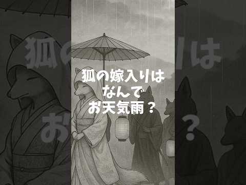 なぜお天気雨は『狐の嫁入り』と呼ばれるのか【日本のミステリー】
