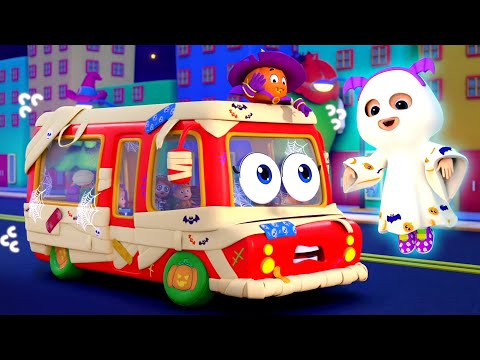 Wheels On The Bus Halloween Songs and Cartoon Videos for Kids