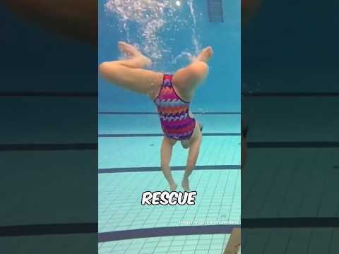 Teste de natação para salva vidas! #swimming