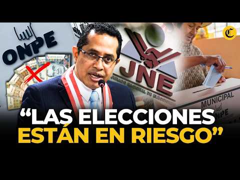 JNE advierte que Elecciones Regionales y Municipales podrían no realizarse por falta de fondos