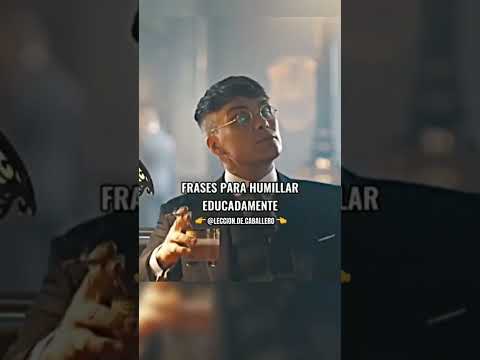 Frases para humillar educadamente | Lección de caballero 🎩