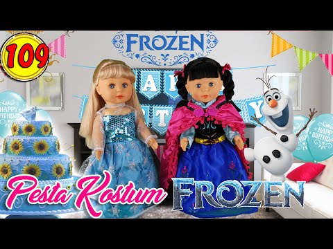 #109 PESTA KOSTUM FROZEN DI ULANG TAHUN KIMORA | Drama Boneka Belinda -7L | Belinda Palace