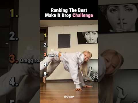 Ranking the Best Make It Drop Challenge✨ #ranking #tiktok #viral #dancechallenge