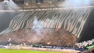 Krasse Choreo der Schalke 04 -Fans – pure Gänsehaut gegen den SC Paderborn 