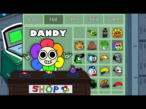 Dandy (Dandys World) in Among Us vs 1000 iQ impostor