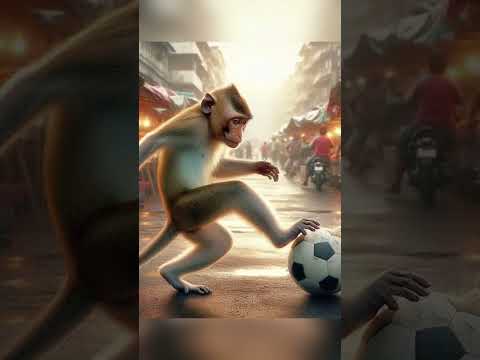 गाय ने बंदर का हाथ देखकर किस्मत बताई #viral #trendingshorts #ai #cows #monkey #police